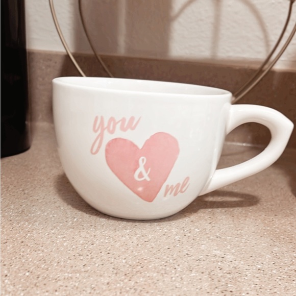 White & Pink Heart Valentine’s Mug - Picture 2 of 3